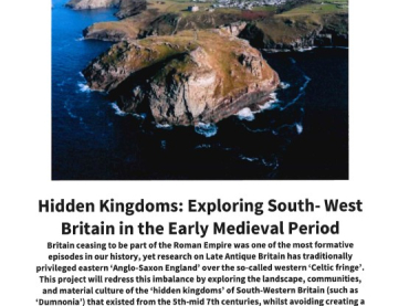Cotswold Archaeology's Mick Aston Annual Lecture- 'Hidden Kingdoms'